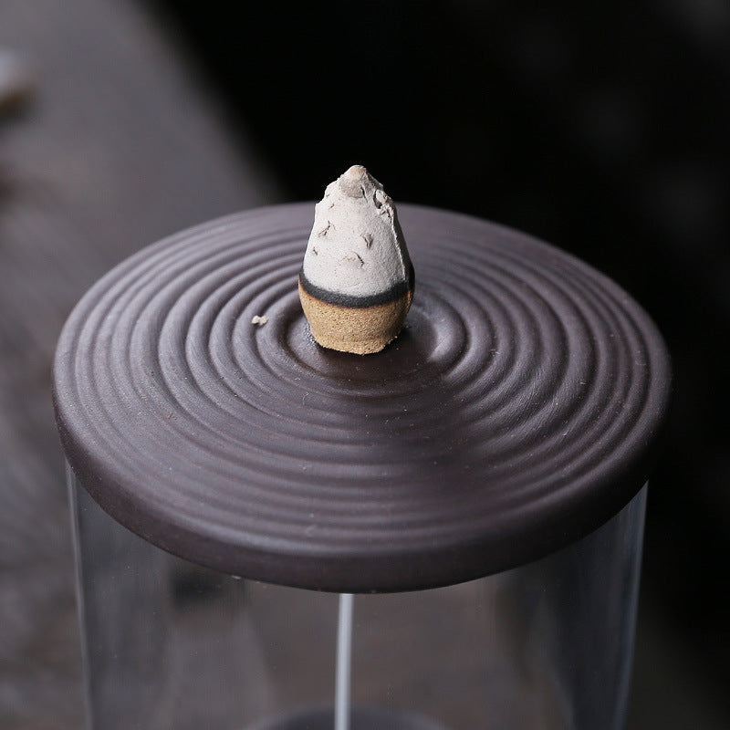 Ceramic Backflow Incense Burner for Calming Home Decor