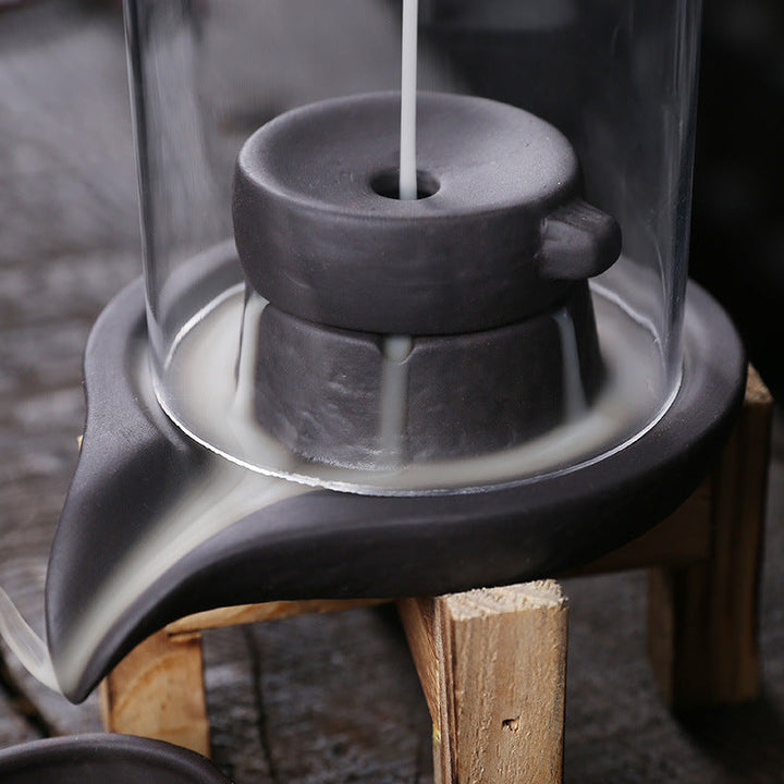 Ceramic Backflow Incense Burner for Calming Home Decor