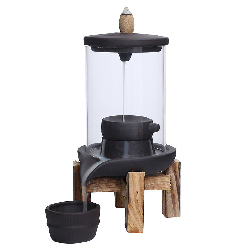 Ceramic Backflow Incense Burner for Calming Home Decor