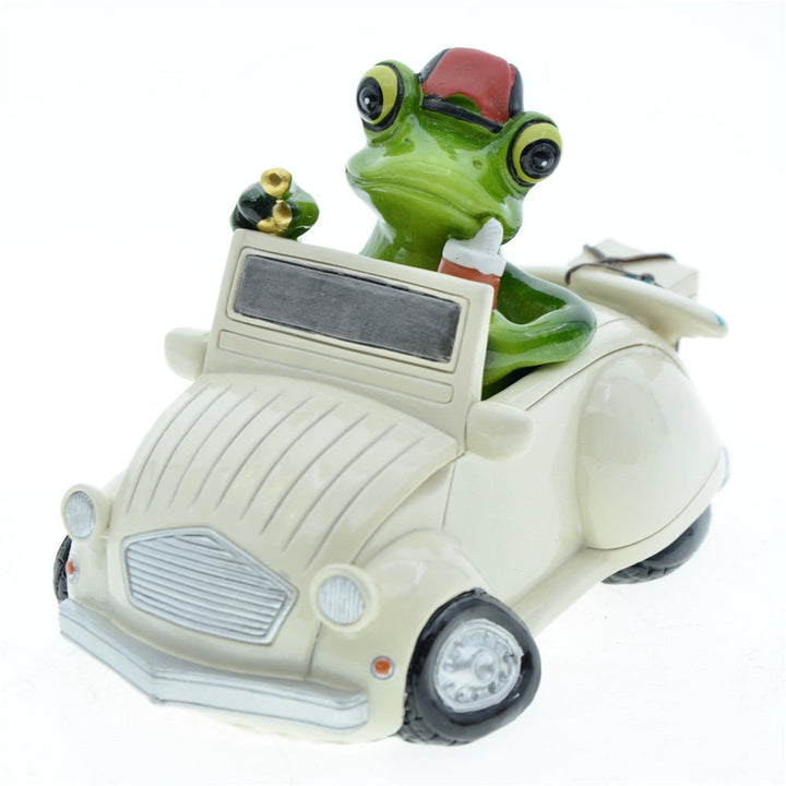 Frog Couple Car Ornament for Playful Home Displays