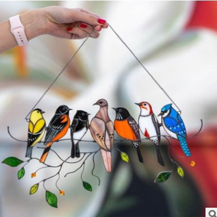 Bird Pendant Decor for Colorful Garden-Inspired Charm