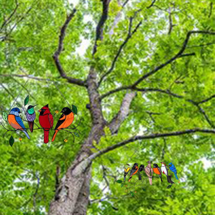 Bird Pendant Decor for Colorful Garden-Inspired Charm