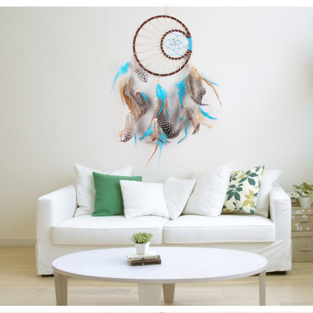 Dream Catcher Wall Hanging for Layered Bohemian Texture
