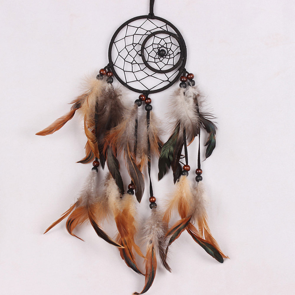Dream Catcher Wall Hanging for Layered Bohemian Texture