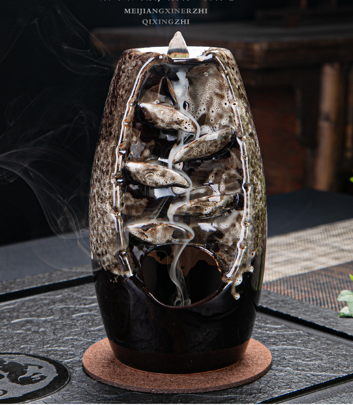 Backflow Incense Burner for Relaxing Home Ambience
