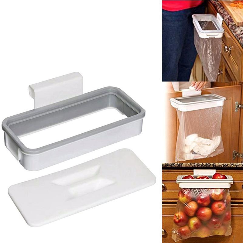 Hanging Trash Bag Holder for Cabinet Door: Hands-Free Use