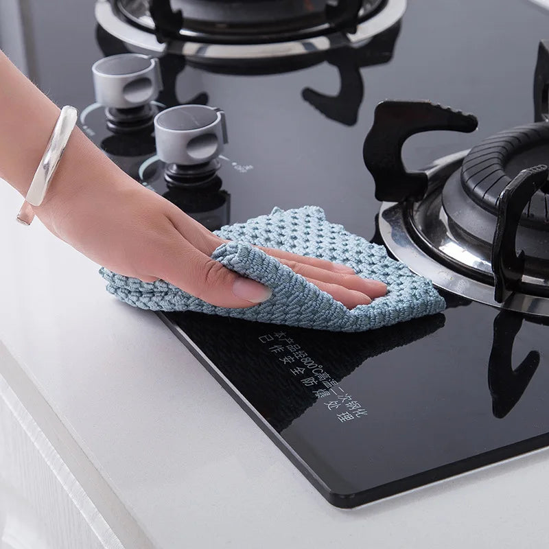 Thick Microfiber Kitchen Towels That Cut Grease Fast
