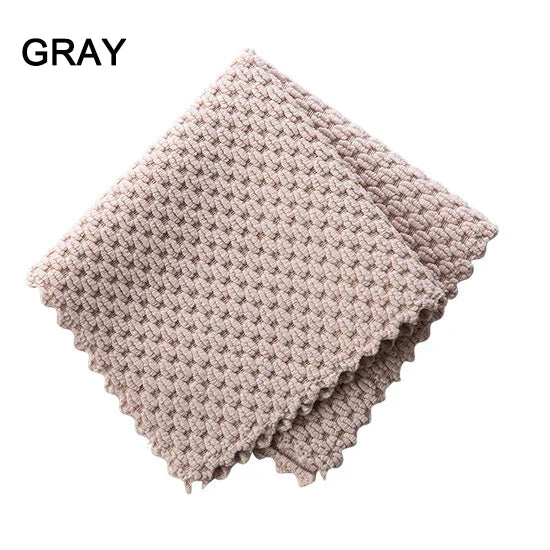 Thick Microfiber Kitchen Towels That Cut Grease Fast