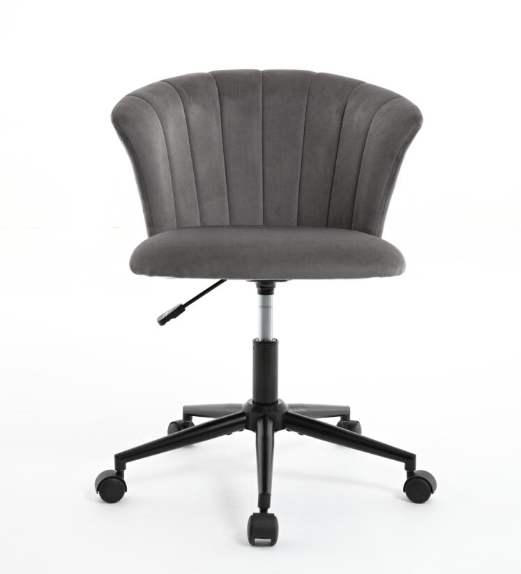 Flower Shape Velvet Swivel Desk Chair for Home Office