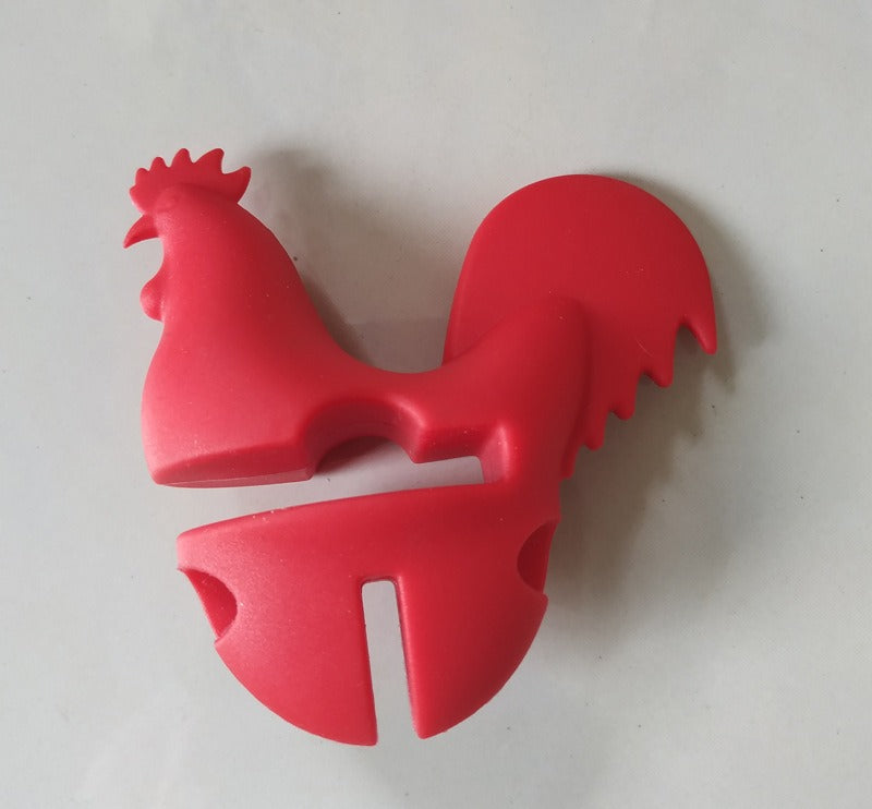 Rooster Pot Clamp Spoon Rest, Spill-Proof Kitchen
