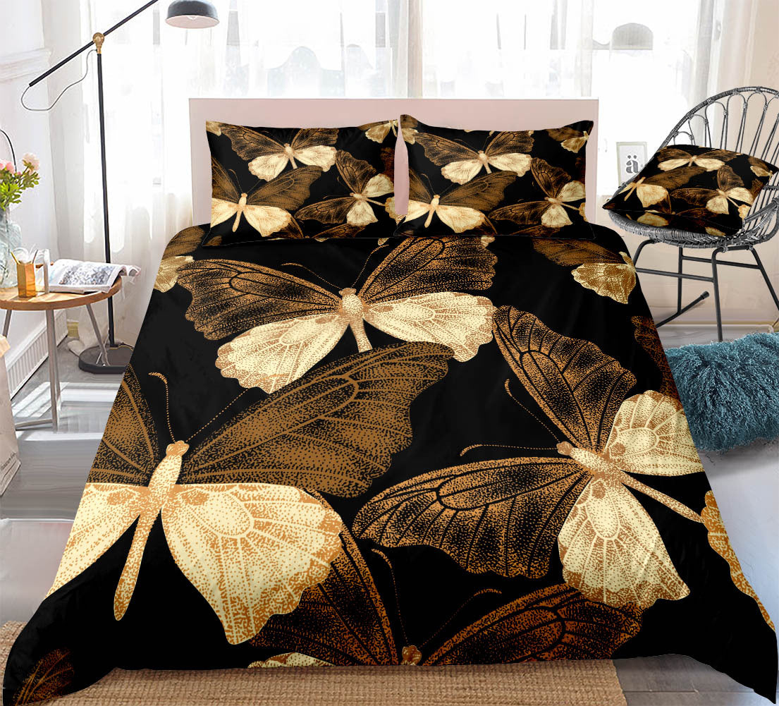 Butterfly Bedding Set for Bold, Colorful Bedroom Style