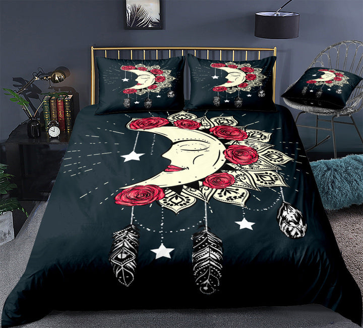 Dream Catcher Quilt Cover Set for Colorful Boho Bedrooms