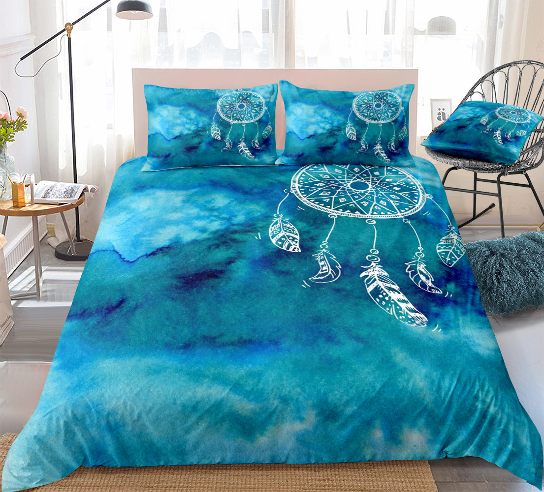 Dream Catcher Quilt Cover Set for Colorful Boho Bedrooms
