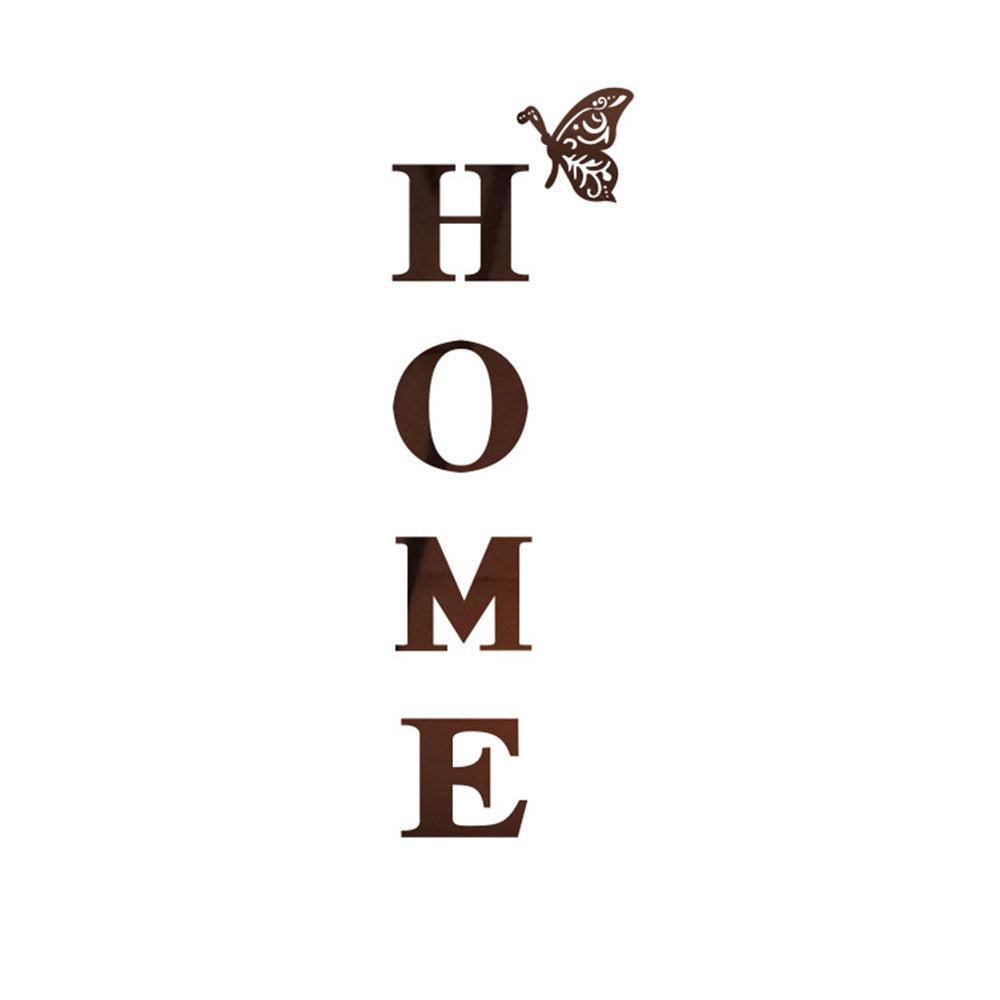 Acrylic Mirror Wall Stickers for Reflective Home Decor