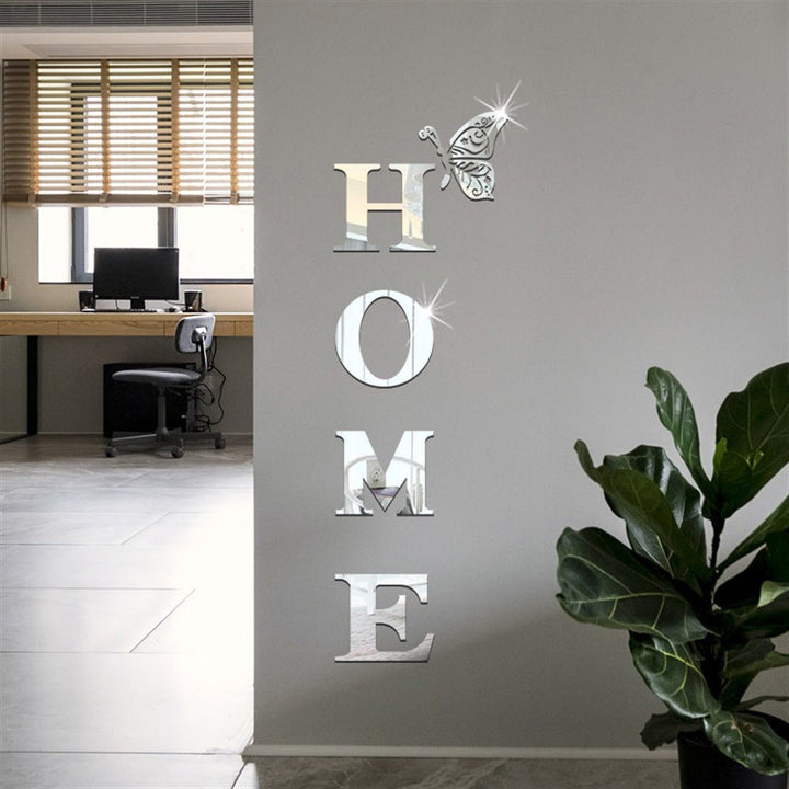 Acrylic Mirror Wall Stickers for Reflective Home Decor