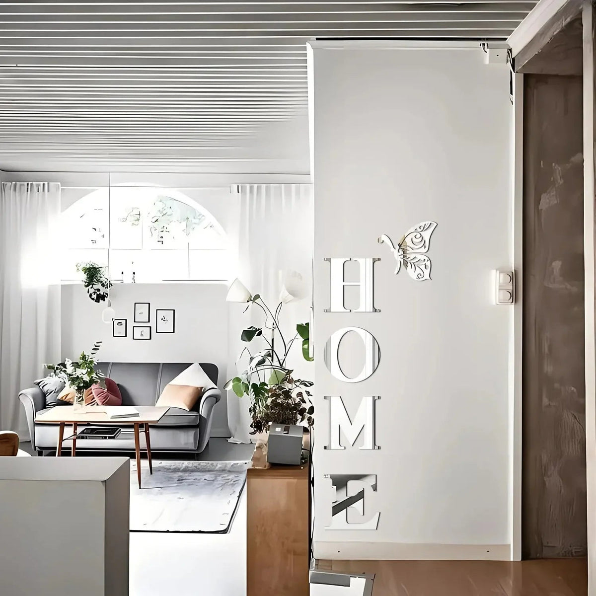 Acrylic Mirror Wall Stickers for Reflective Home Decor