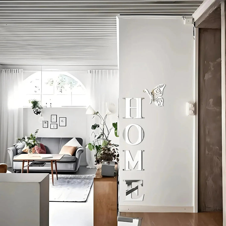 Acrylic Mirror Wall Stickers for Reflective Home Decor