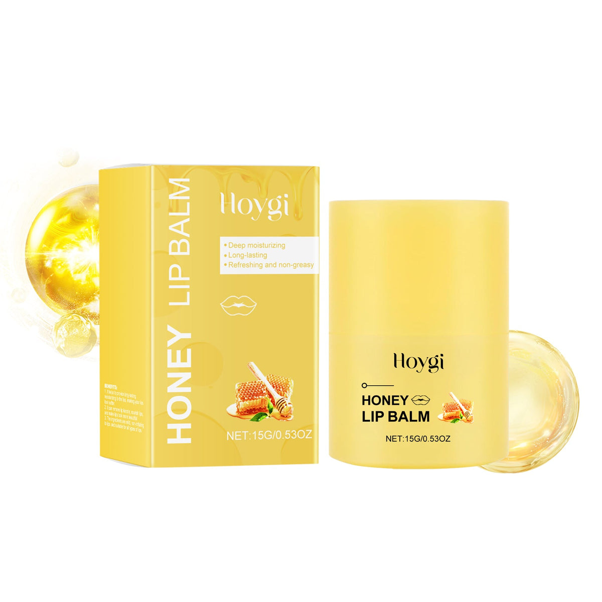 Honey Lip Balm for Dry Lips That Stays Non-Greasy All Day