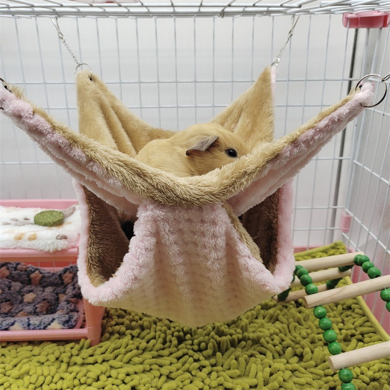 Small Pet Hammock for Cozy Double-Layer Winter Rest