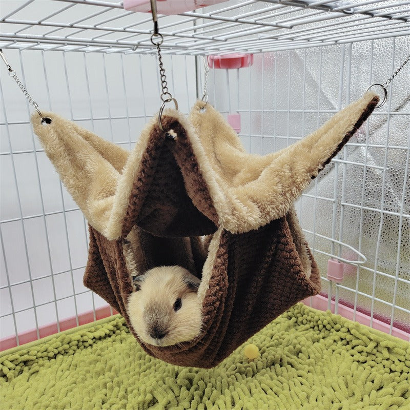 Small Pet Hammock for Cozy Double-Layer Winter Rest