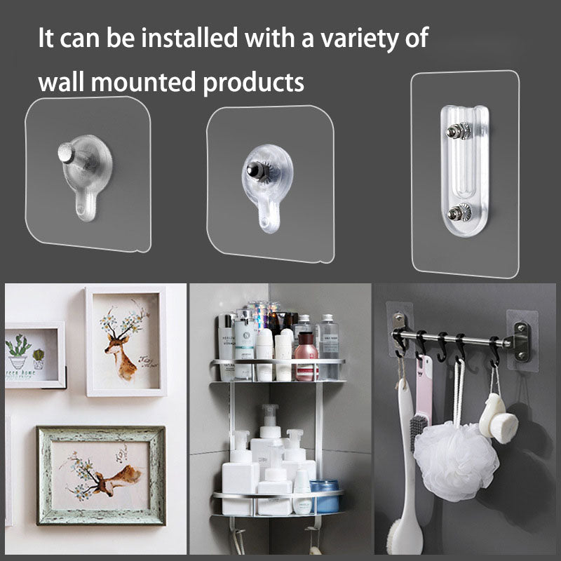 No Drill Adhesive Wall Hook for Kitchen and Bathroom