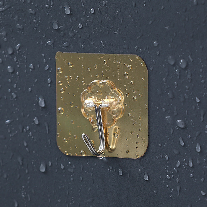 Traceless Adhesive Wall Hook for Renters & Bathrooms