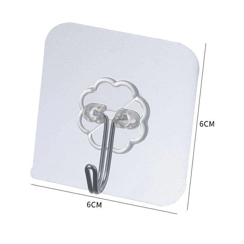Traceless Adhesive Wall Hook for Renters & Bathrooms