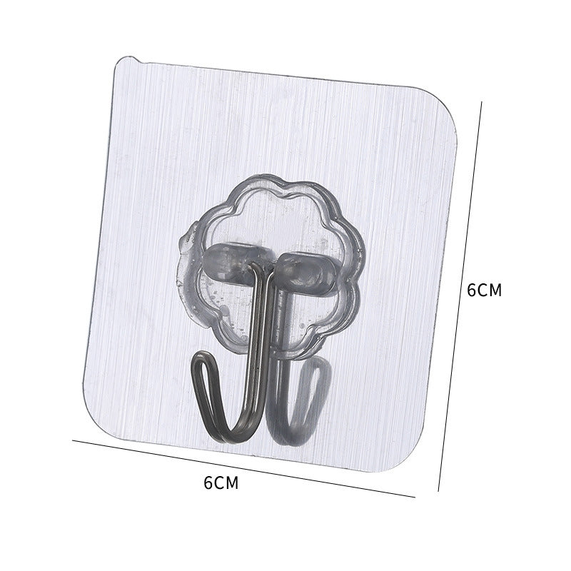 Traceless Adhesive Wall Hook for Renters & Bathrooms