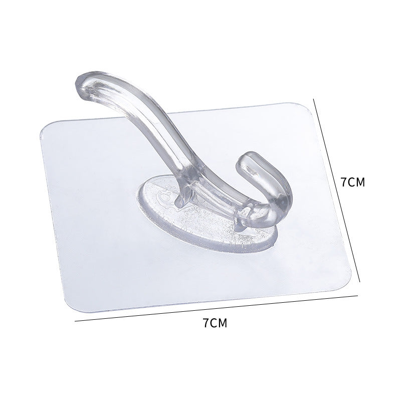 Traceless Adhesive Wall Hook for Renters & Bathrooms