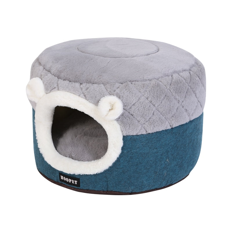Enclosed Cat Bed House for Warm, Secure Indoor Naps
