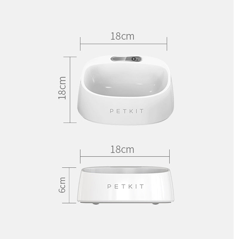 Raised Anti-Microbial Pet Bowl for Easier Daily Feeding