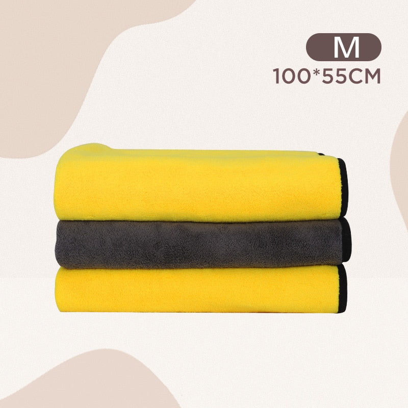 Pet Bath Towel for Fast-Drying Wet Fur After Baths