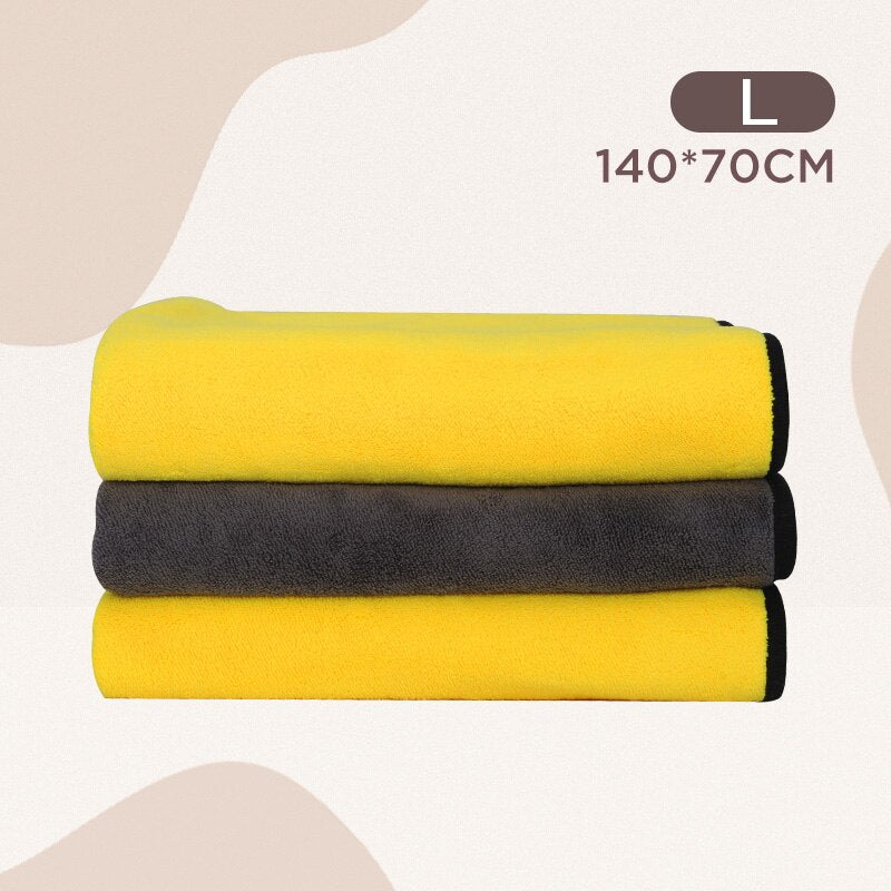 Pet Bath Towel for Fast-Drying Wet Fur After Baths