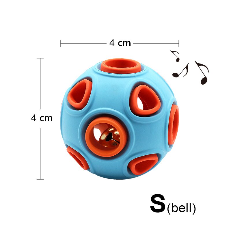 Interactive Treat-Dispensing Dog Ball Toy for Enrichment