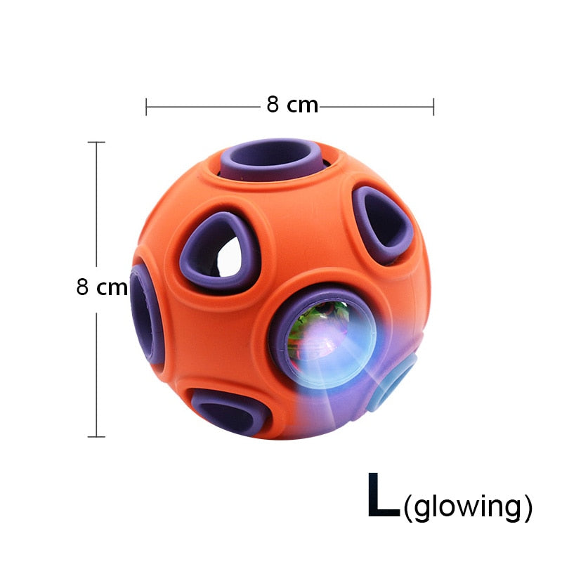Interactive Treat-Dispensing Dog Ball Toy for Enrichment