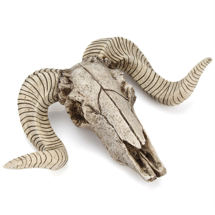 Horned Skull Wall Hanging Rustic Statement Home Decor