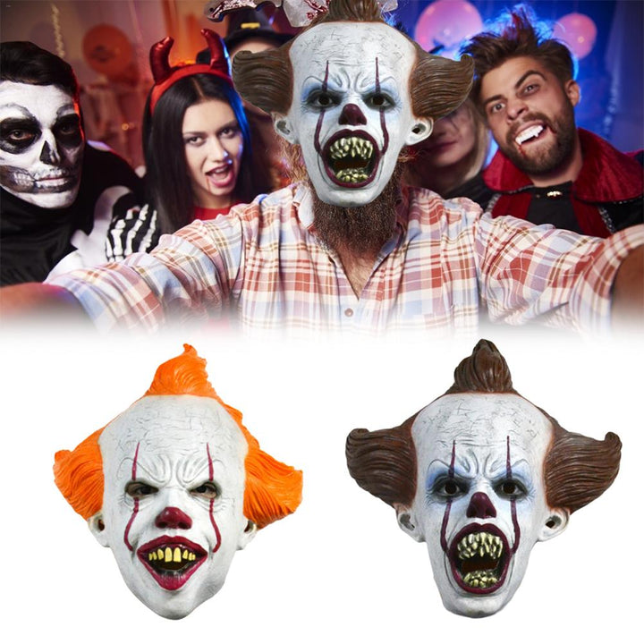 Horrifying Halloween Clown Mask for Scary Costumes
