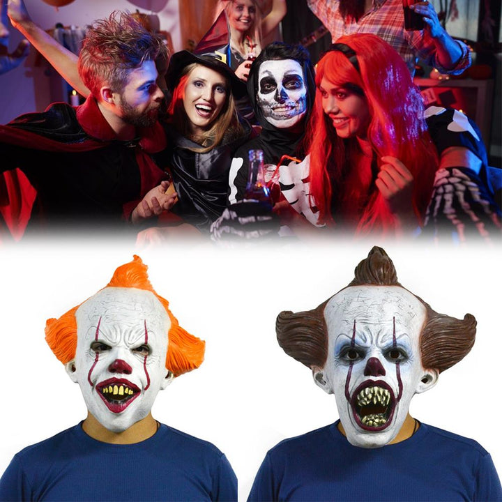 Horrifying Halloween Clown Mask for Scary Costumes