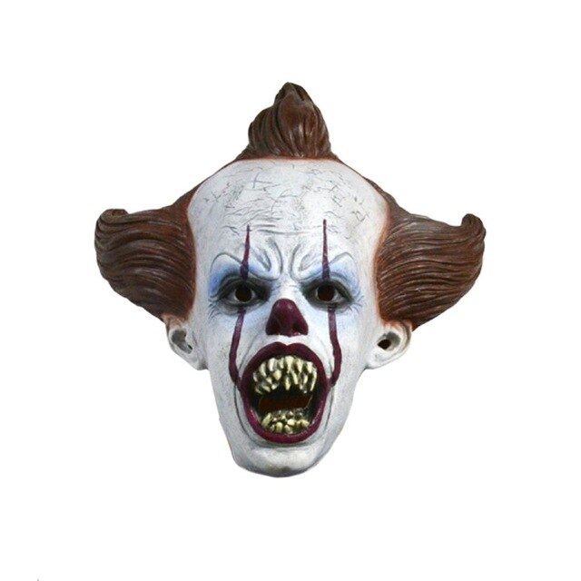 Horrifying Halloween Clown Mask for Scary Costumes
