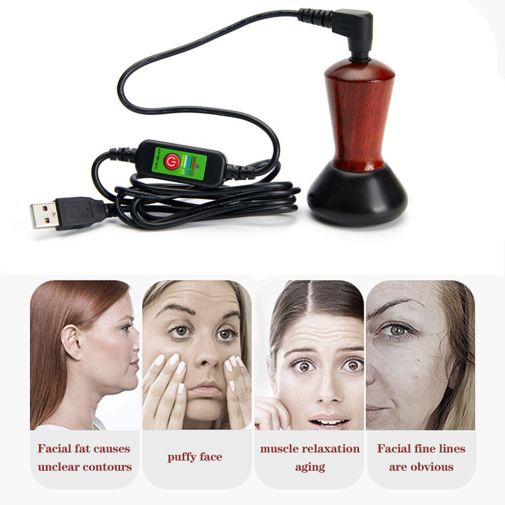 Heated Gua Sha Face Massager with 3 Temperature Settings