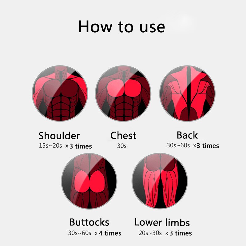 Fascia Gun with Heat Compress for Back & Shoulder Relief
