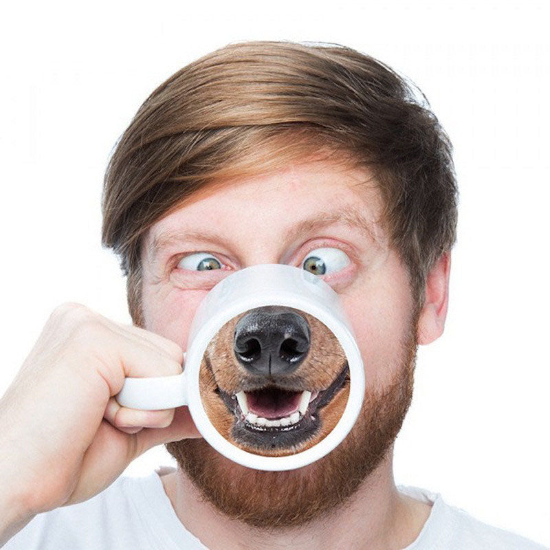 Pig Nose Mug: Funny Snout Coffee Cup Gift for Friends