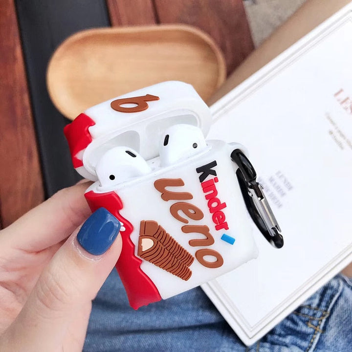 Kinder Bueno AirPods Case Cover, Soft Silicone Protector