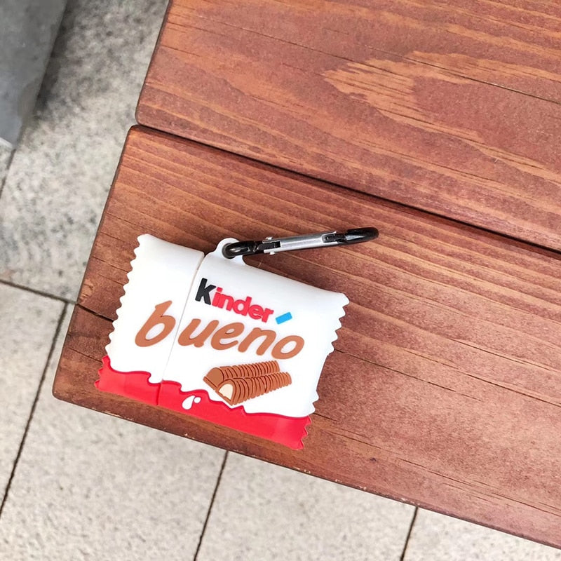 Kinder Bueno AirPods Case Cover, Soft Silicone Protector