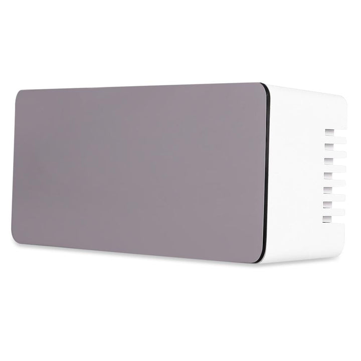 Mirror LED Alarm Clock With Clear Nighttime Display