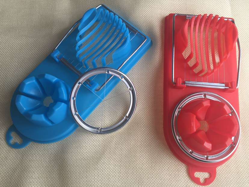 Egg Slicer and Wedger 2-in-1 with Stainless Wire Grid