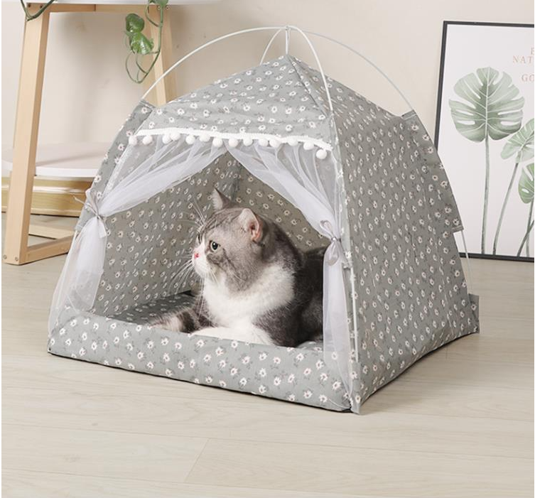 Pet Teepee Tent Bed for Cozy Indoor Sleeping Nooks