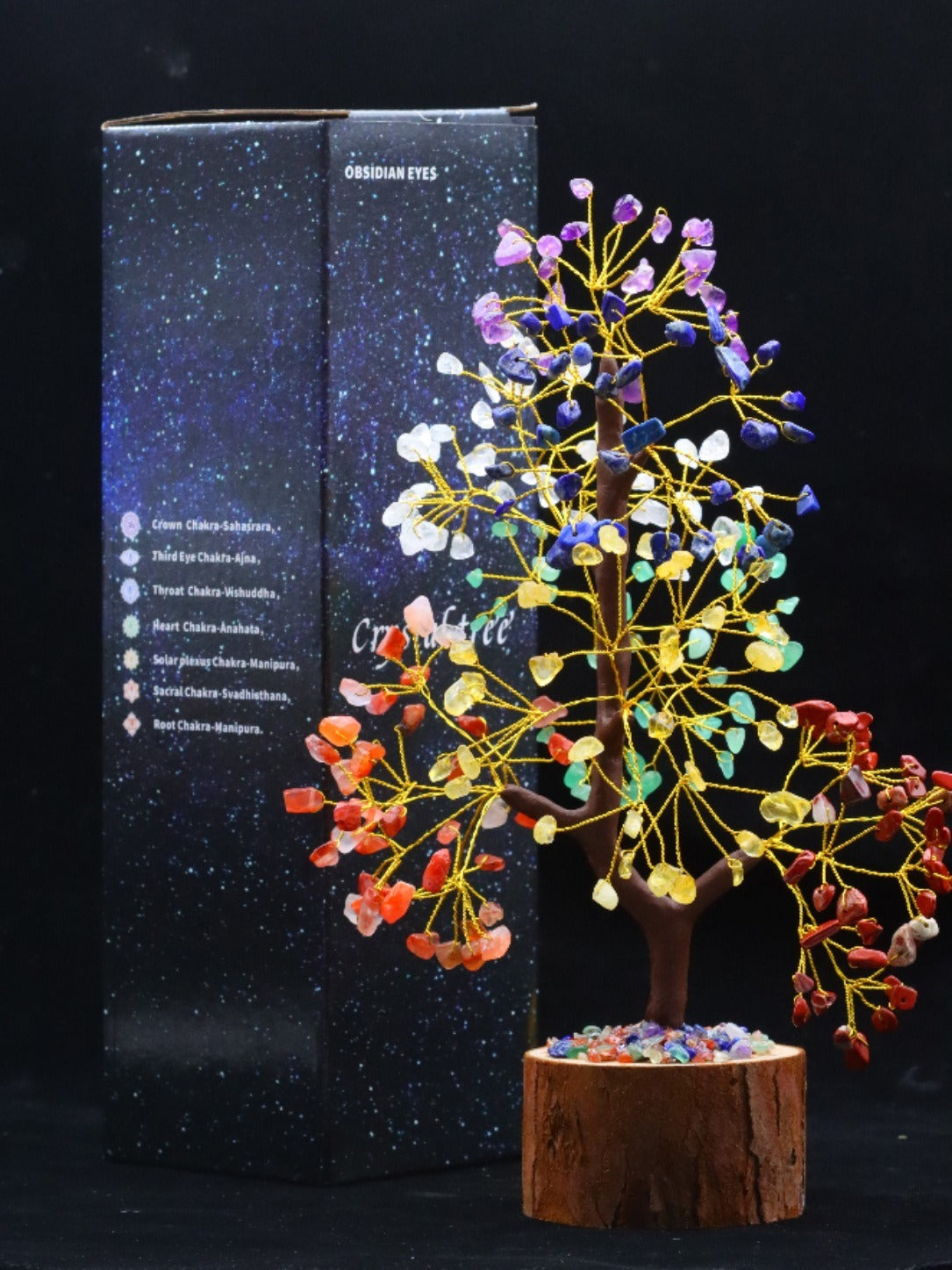 Crystal Fortune Tree Decor for Sparkling Desktop Spaces