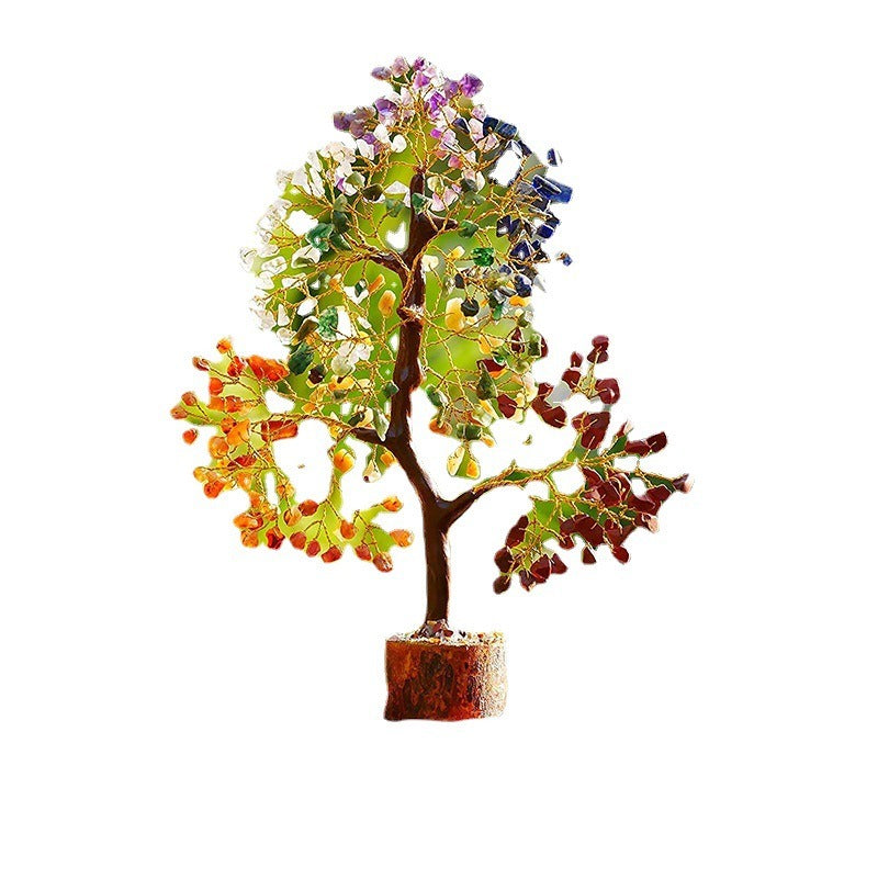 Crystal Fortune Tree Decor for Sparkling Desktop Spaces
