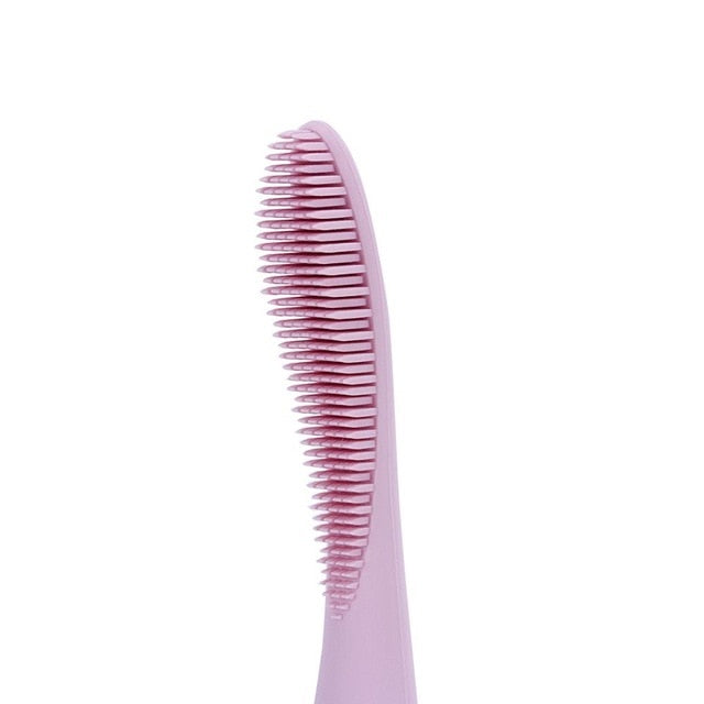 Silicone Sonic Electric Toothbrush, Waterproof IPX7